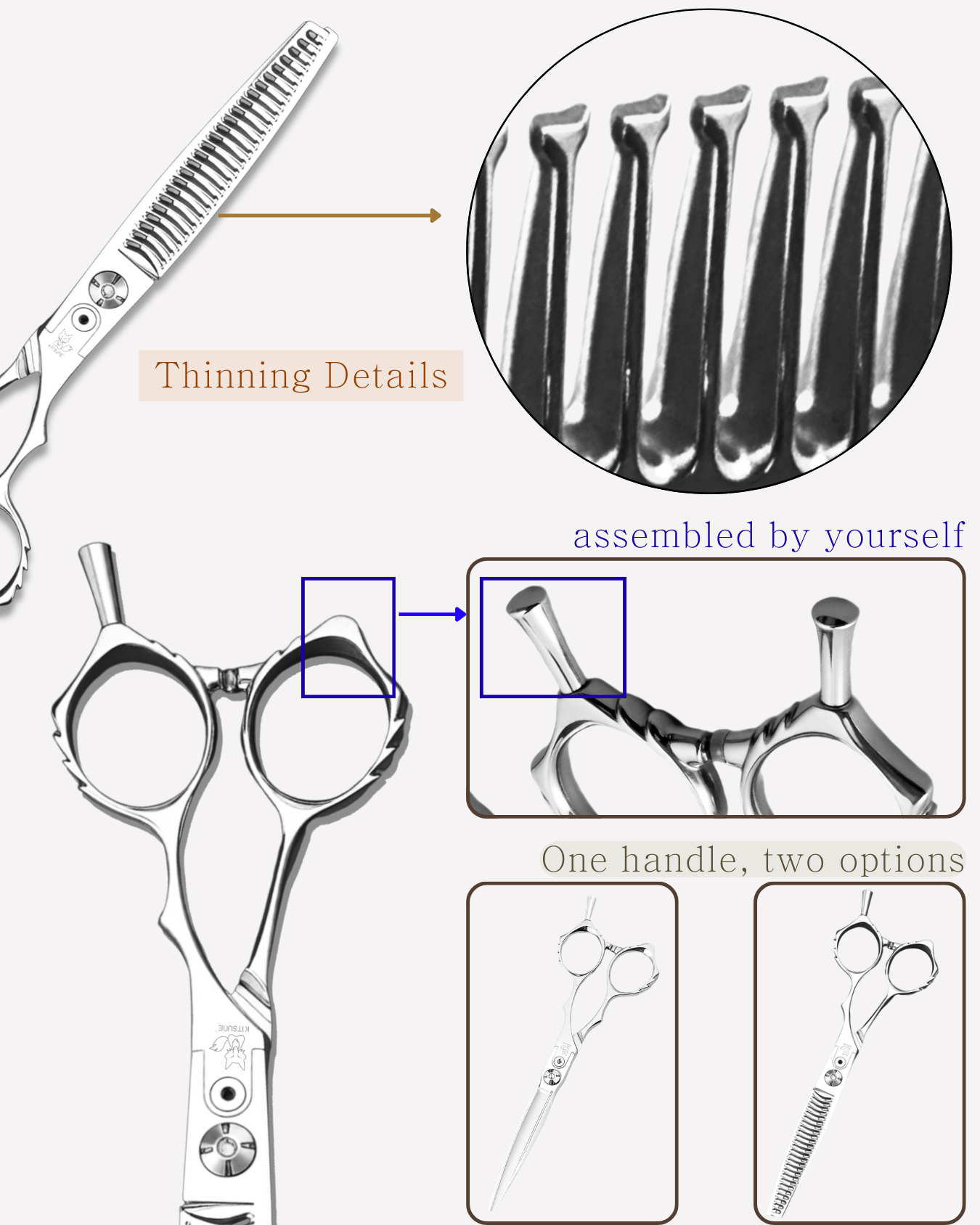 C58 Split handle 5.8